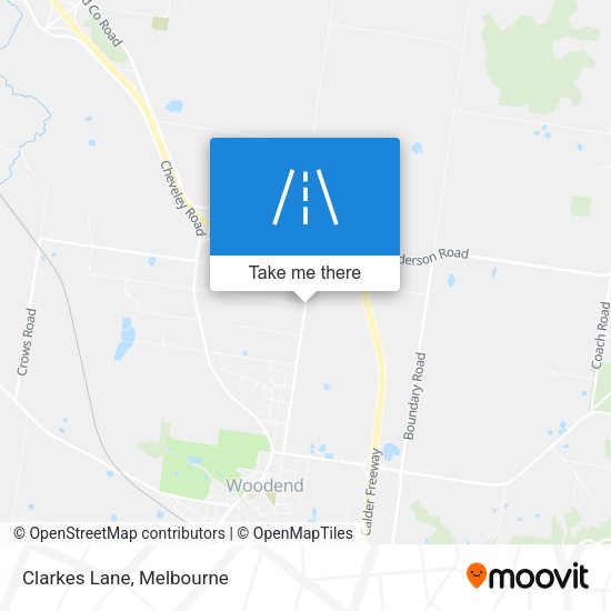 Clarkes Lane map