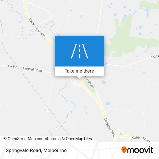 Springvale Road map