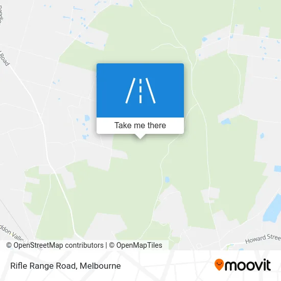 Mapa Rifle Range Road