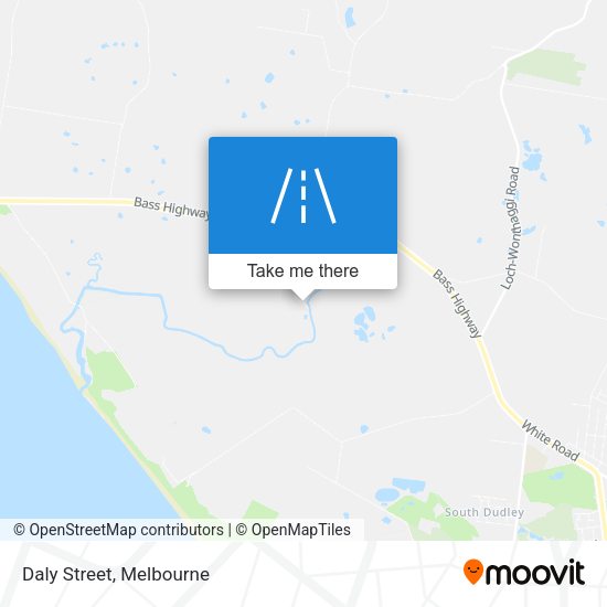 Daly Street map