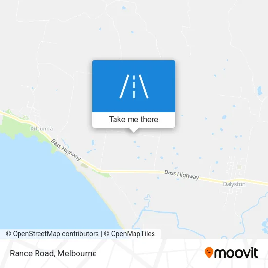 Mapa Rance Road
