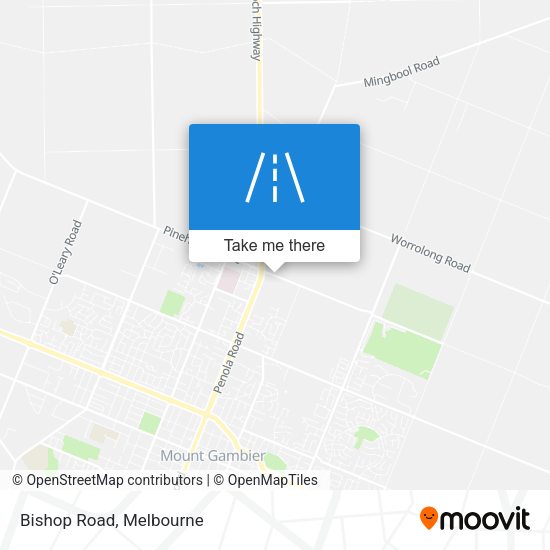 Bishop Road map