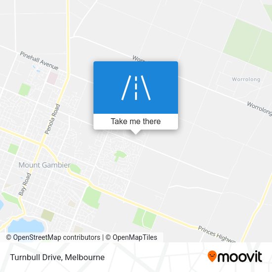 Turnbull Drive map