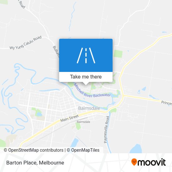 Barton Place map