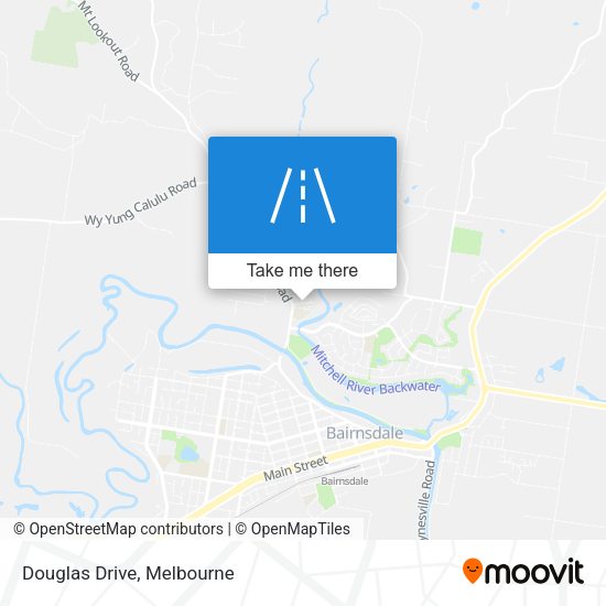 Douglas Drive map