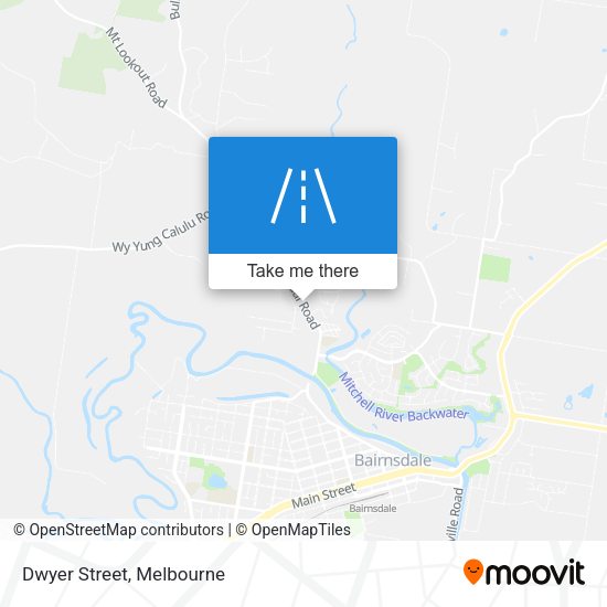 Dwyer Street map
