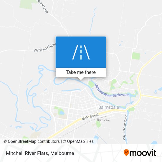 Mitchell River Flats map
