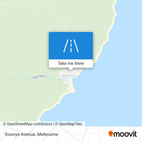 Koonya Avenue map