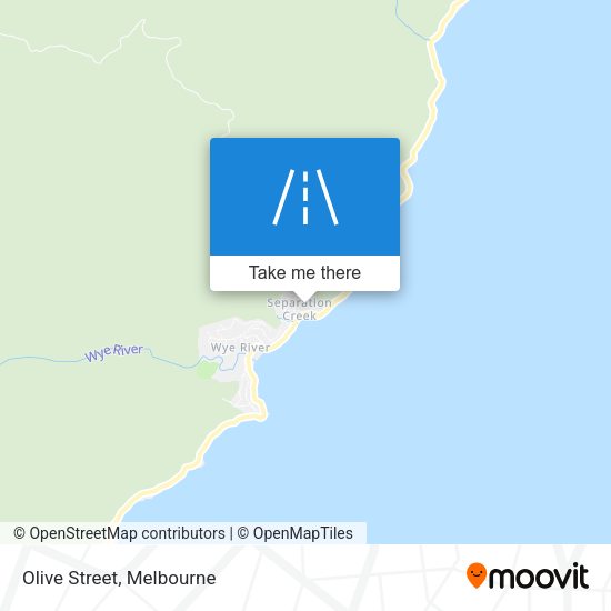 Olive Street map