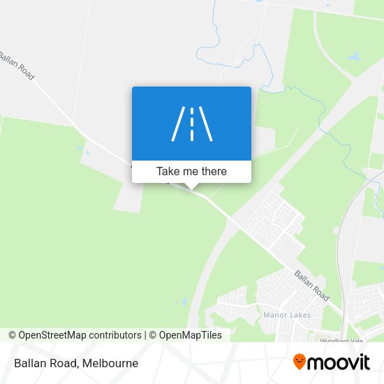 Ballan Road map