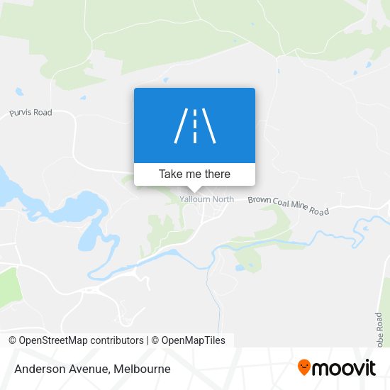 Anderson Avenue map