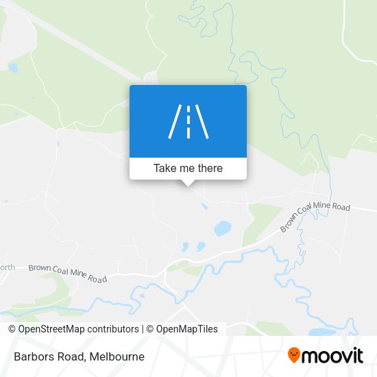 Barbors Road map
