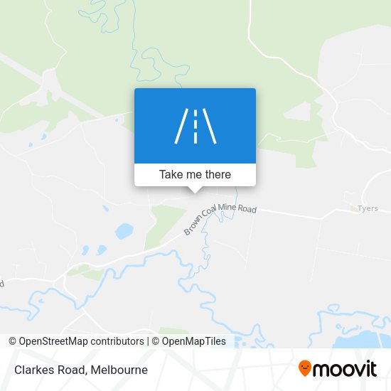 Clarkes Road map