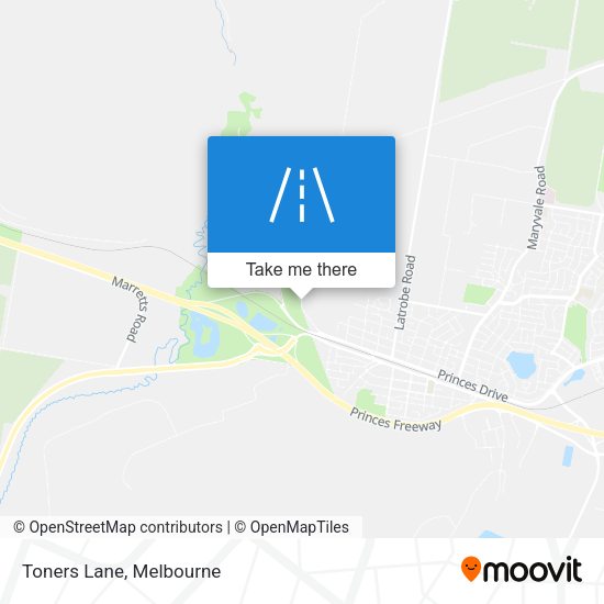 Toners Lane map