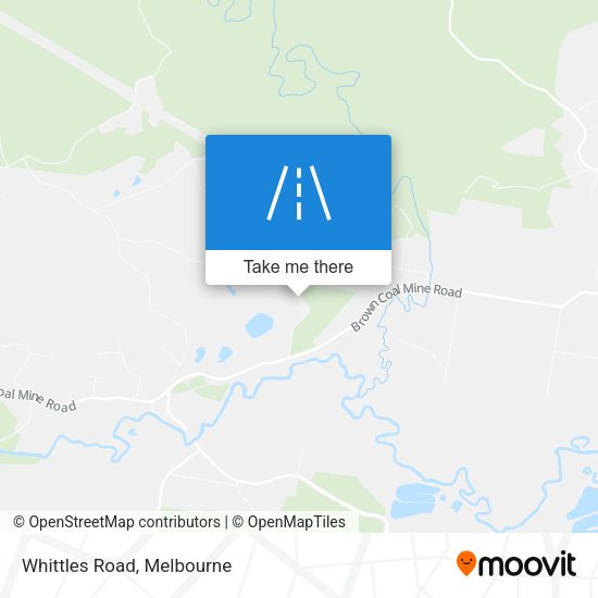Whittles Road map