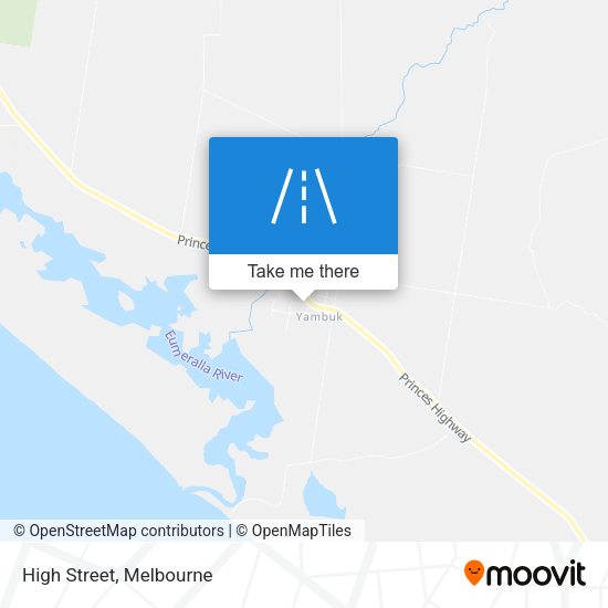 High Street map