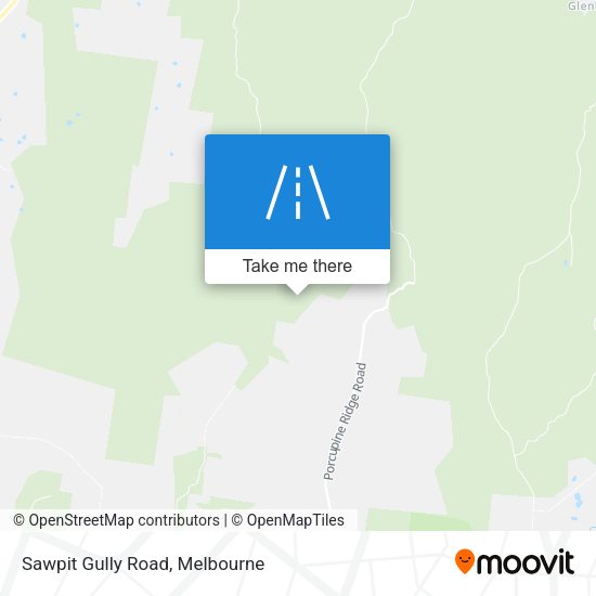 Sawpit Gully Road map
