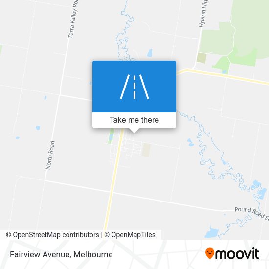 Fairview Avenue map