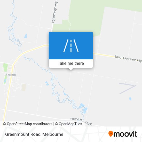Greenmount Road map