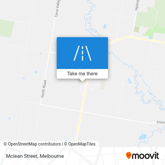 Mclean Street map