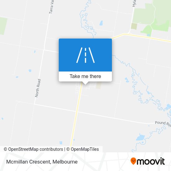 Mcmillan Crescent map