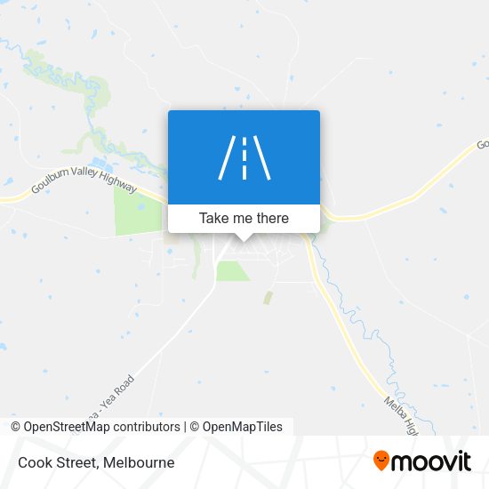 Cook Street map
