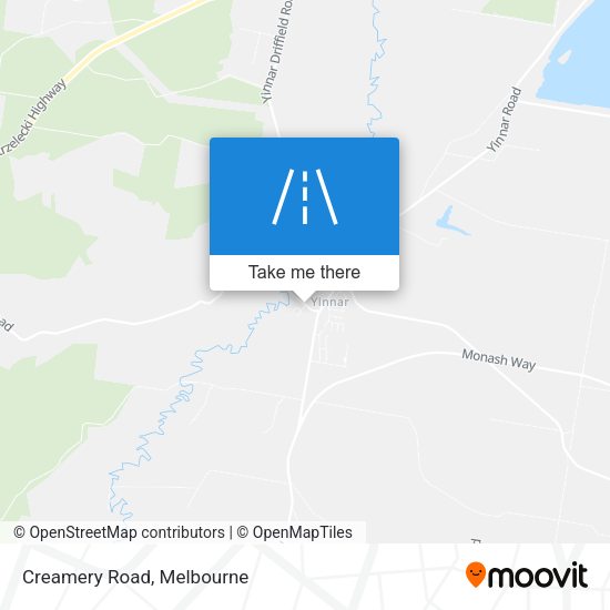 Creamery Road map