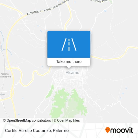 Cortile Aurelio Costanzo map
