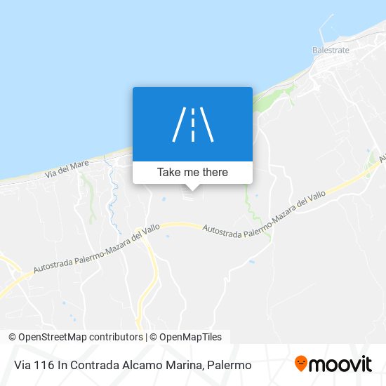 Via 116 In Contrada Alcamo Marina map