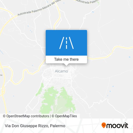 Via Don Giuseppe Rizzo map