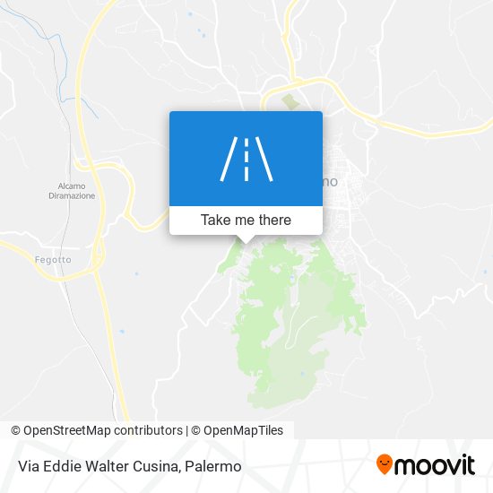 Via Eddie Walter Cusina map