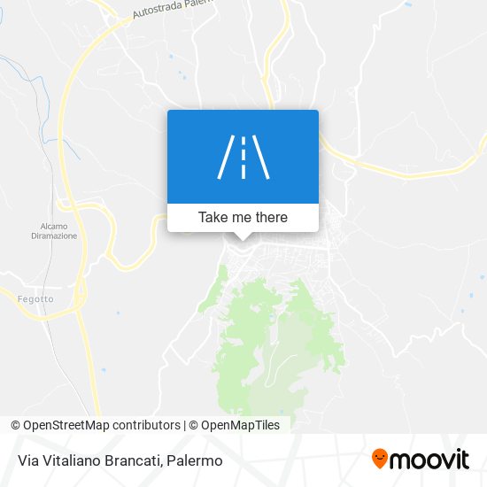 Via Vitaliano Brancati map
