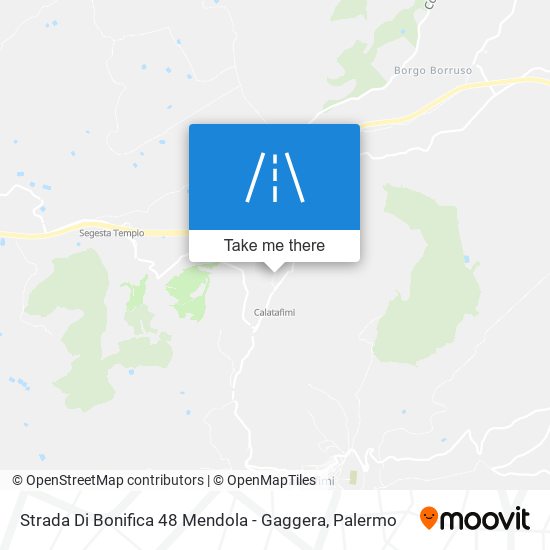 Strada Di Bonifica 48 Mendola - Gaggera map