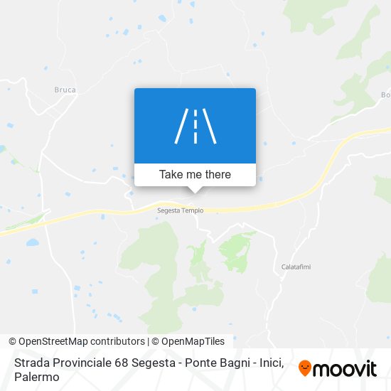 Strada Provinciale 68 Segesta - Ponte Bagni - Inici map