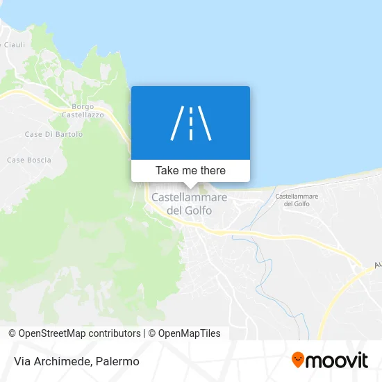 Archimede Street map