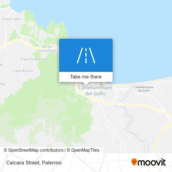 Calcara Street map