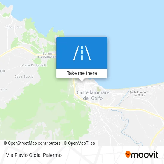 Via Flavio Gioia map
