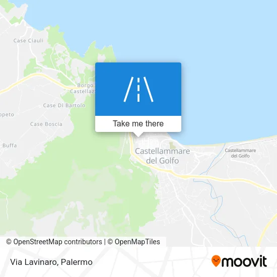 Via Lavinaro map