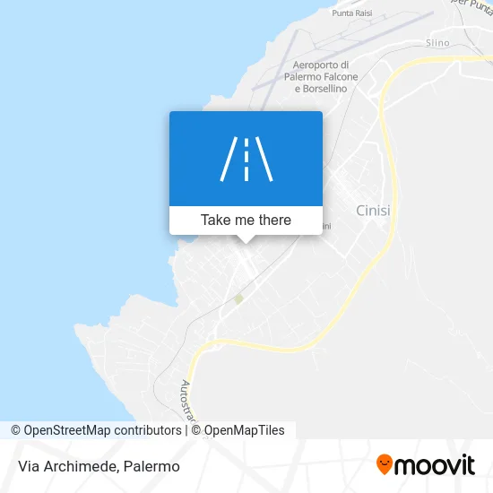 Archimede Street map