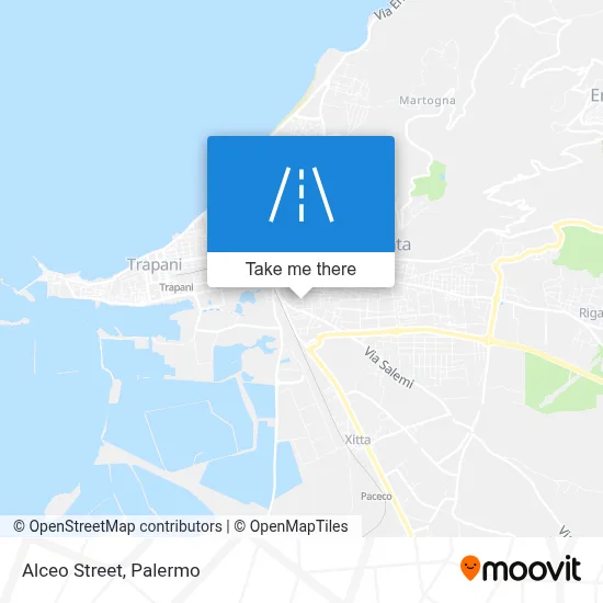 Alceo Street map