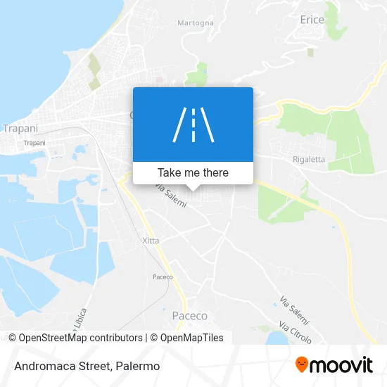 Andromaca Street map