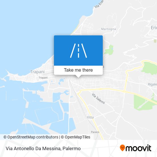 Via Antonello Da Messina map