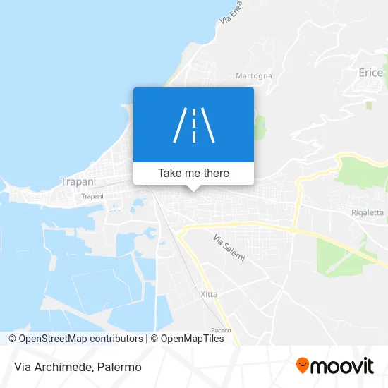 Archimede Street map