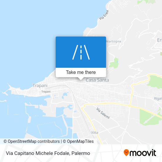 Via Capitano Michele Fodale map