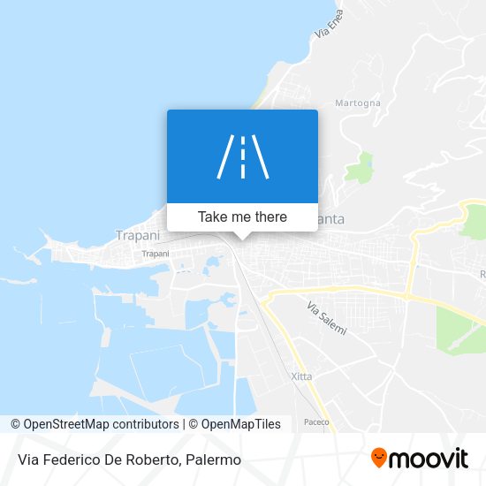Via Federico De Roberto map