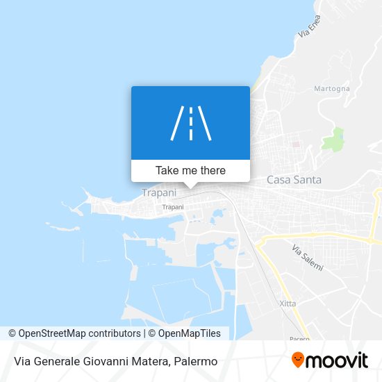Via Generale Giovanni Matera map