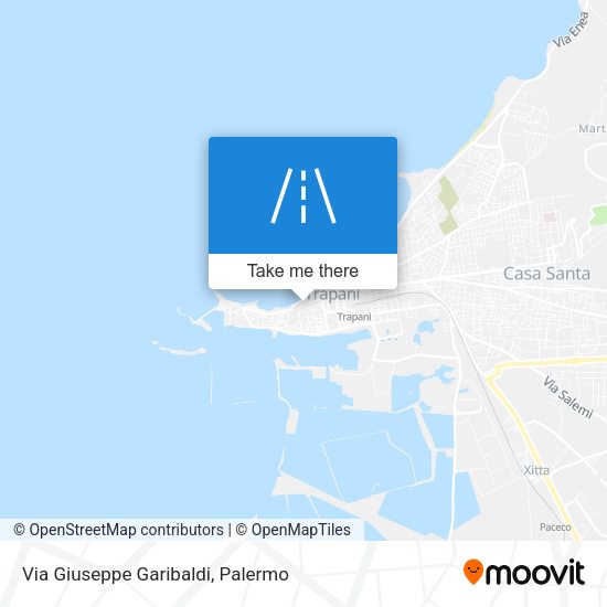 Via Giuseppe Garibaldi map