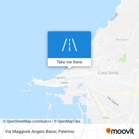 Via Maggiore Angelo Bassi map