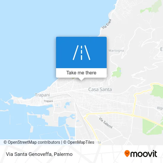 Via Santa Genoveffa map