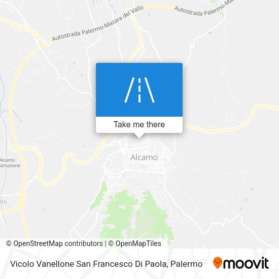 Vicolo Vanellone San Francesco Di Paola map